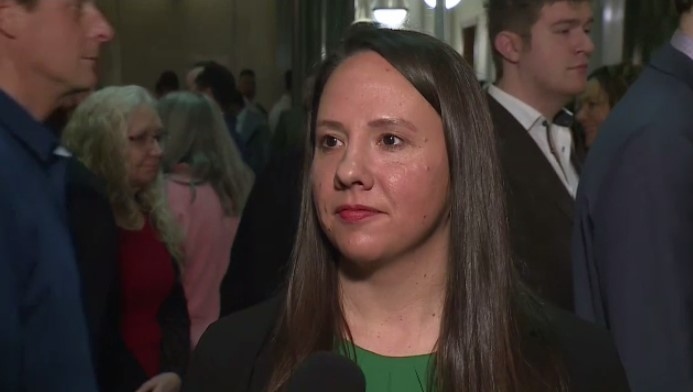 Saskatchewan Teachers' Federation President Samantha Becotte