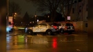 Toronto police are searching for two male suspects after a man was seriously injured in a March 23 shooting near Yarrow Road and Juliet Crescent. (Mike Nguyễn/CP24)