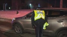A police officer speaks to a driver during a RIDE program in a file photo. (CTV Kitchener)