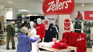 The Zellers location in Cambridge opened on Thursday. (Dan Lauckner/CTV News)