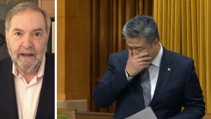 Mulcair reacts to Dong's resignation from caucus