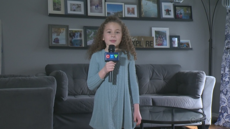 This is 9-year-old Elliette of Sudbury, this week's CTVNewsNorthernOntario.ca Weather Star.