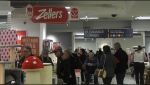 Zellers opened Thursday in Sunridge Mall to large, enthusiastic crowds of Calgarians