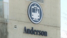 The outside of Calgary's Anderson LRT Station.