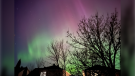The Northern Lights seen over Stittsville on Thursday, Mar. 23, 2023. (Courtesy Andrew Symes)