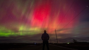 The northern lights above Authur, Ont. on March 23. (Kevin Gilbert)