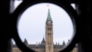 The Peace Tower is seen on Parliament Hill in Ottawa on March 12, 2020. THE CANADIAN PRESS/Sean Kilpatrick