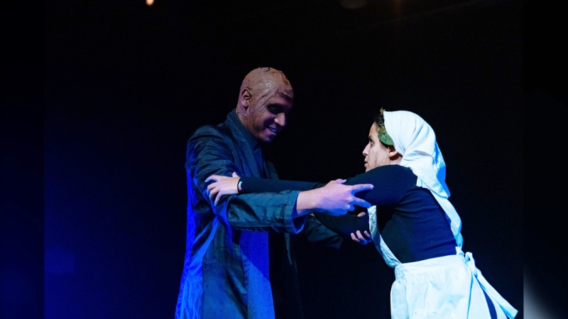Jupiter Theatre production of Frankenstein, now on at West Village Theatre through Apr.2