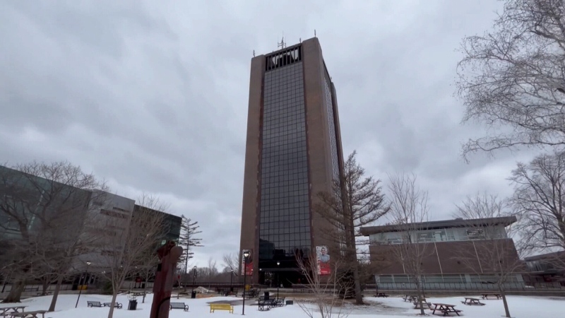 Carleton University campus in Ottawa. (Shaun Vardon/CTV News Ottawa) 