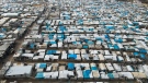 A general view of Karama camp for internally displaced Syrians, Feb. 14, 2022, by the village of Atma, Idlib province, Syria. THE CANADIAN PRESS/AP-Omar Albam