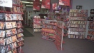 Inside the Adults Only Video store on Paris Street in Sudbury where Renee Sweeney was murdered Jan. 27, 1998. (Supplied)