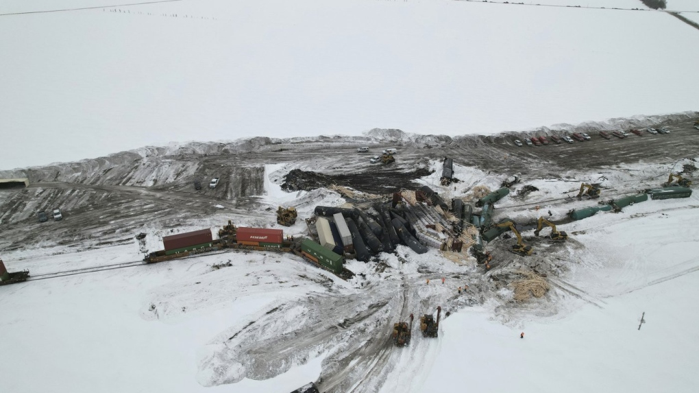 Canadian Pacific train derailed