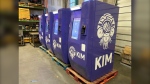 Keewatinohk Inniniw Minoayawin has received eight dispensation machines which will be used primarily to dispense low-intervention harm reduction supplies. (Source: Keewatinohk Inniniw Minoayawin)