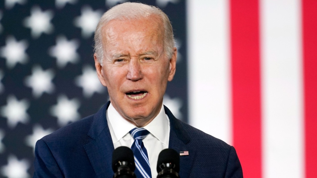 U.S. President Joe Biden speaks in 2022