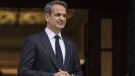 Greek Prime Minister Kyriakos Mitsotakis looks on as he waits for the arrival of Cyprus' new President before their meeting in Athens, on March 13, 2023. (AP Photo/Petros Giannakouris, File)