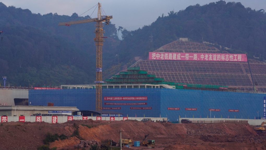 China-Laos railway under construction in 2020