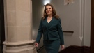 Deputy Prime Minister and Finance Minister Chrystia Freeland makes her way to a cabinet meeting, Tuesday, March 28, 2023 in Ottawa. (Adrian Wyld/THE CANADIAN PRESS)