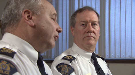 Assistant Supt. Al MacIntyre and Peter German speak to CTV News about the B.C. RCMP's reputation and image after recent incidents of their members getting in trouble. Thursday, Jan. 28, 2010 (CTV)