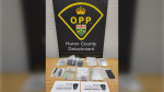 Items seized by OPP as part of a traffic stop on Feb. 22, 2023. (Source: OPP)
