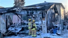 Firefighers were called to a garage fire at 7411 26a Street S.E. on Wednesday, March 29, 2023.