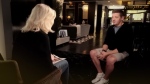 Jeremy Renner talks with Diane Sawyer on ABC News. (From ABC News)