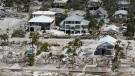 Damaged and missing homes in Fort Myers Beach, Fla., are seen in the wake of Hurricane Ian, on Sept. 29, 2022. (Wilfredo Lee / AP)
