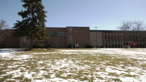 Montcalm Secondary School as seen on March 30, 2023. (Bryan Bicknell/CTV News London)