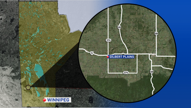Four teenagers have died following a crash near Gilbert Plains on March 29, 2023. 