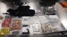 Calgary police seized $250,000 worth of drugs and a variety of firearms when they executed four search warrants simultaneously on March 9, following a four-month long undercover operation into Calgary drug trafficking