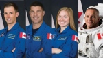 From left to right, these are the Canadian Space Agency's four active astronauts: Joshua Kutryk, 41; Jeremy R. Hansen, 47; Jennifer Sidey-Gibbons, 34; David Saint-Jacques, 53.