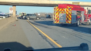 A 10-year-old boy from Beamsville was killed in a three-vehicle, chain-reaction crash on the Niagara-bound QEW on March 30.