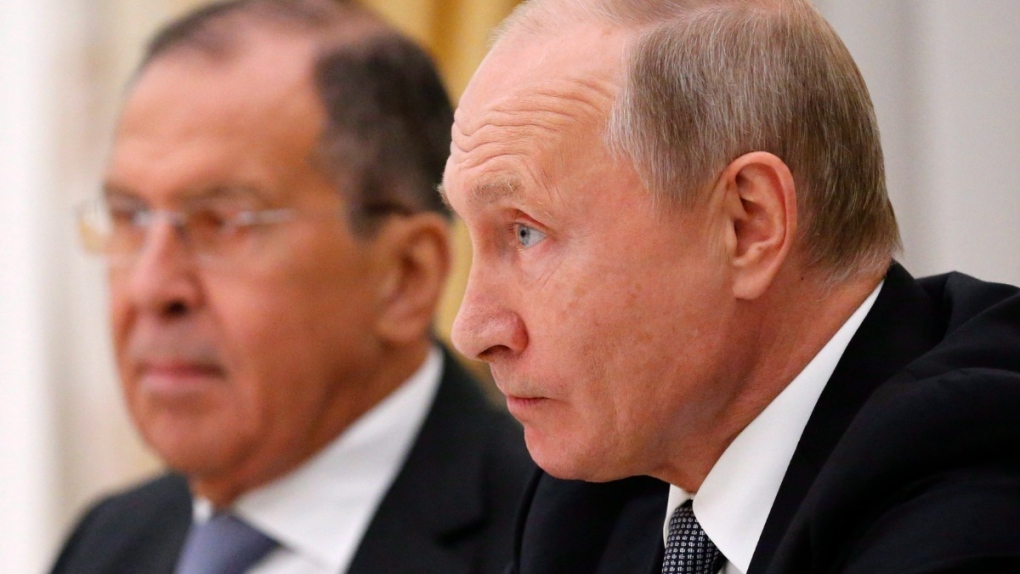 Putin and Lavrov in Moscow, 2018