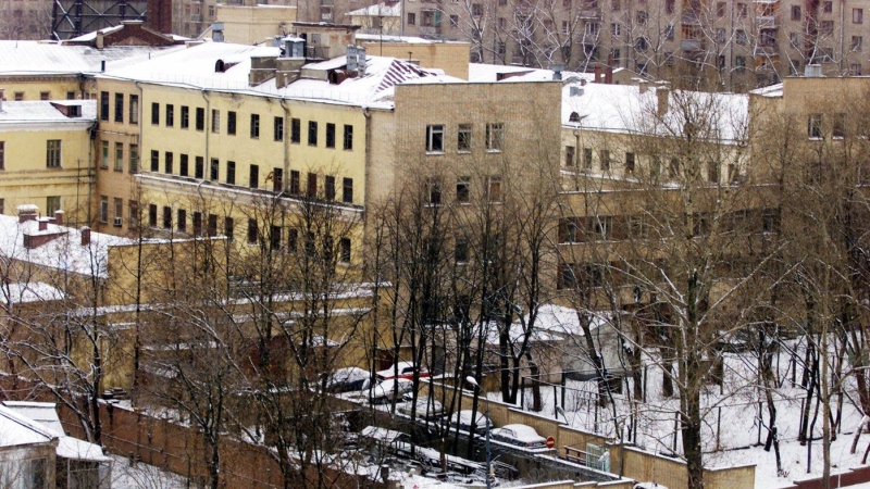 A general view of the pre-trial detention center 'Lefortovo' in Moscow on Saturday, Dec. 9, 2000. (AP Photo, File)