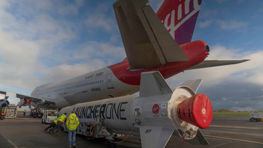 A repurposed Virgin Atlantic Boeing 747