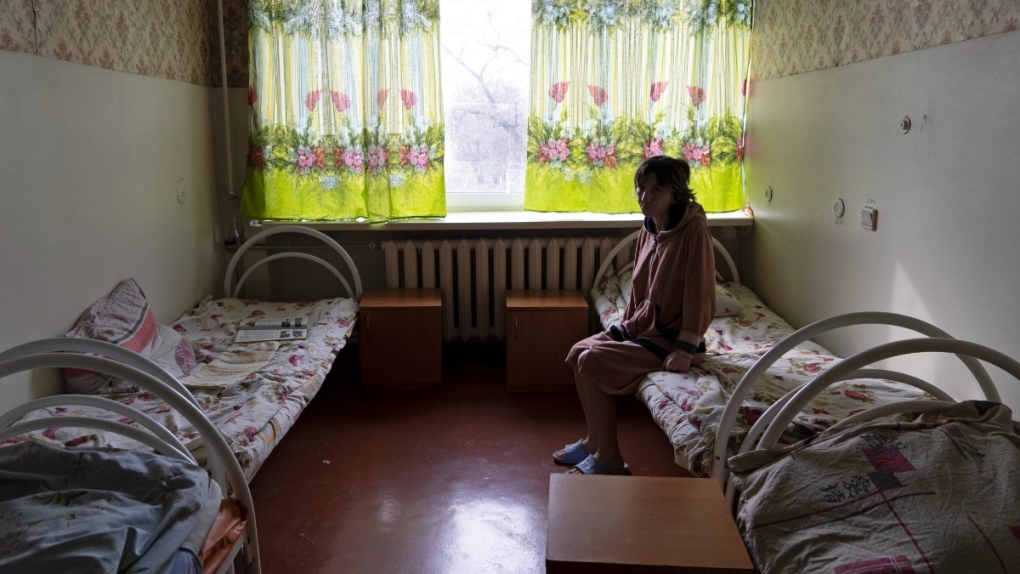 At a psychiatric hospital in Kramatorsk, Ukraine
