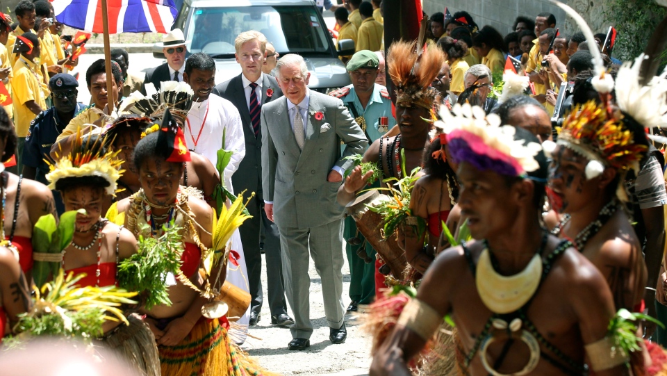 Prince Charles in Papua New Guinea