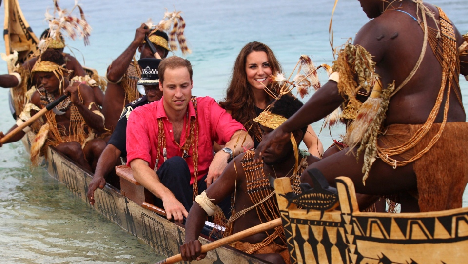 William and Catherine in Solomon Islands