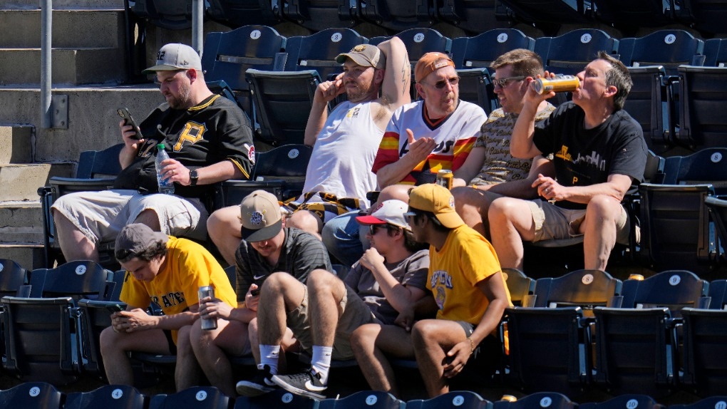 Baseball fans at PNC Park 
