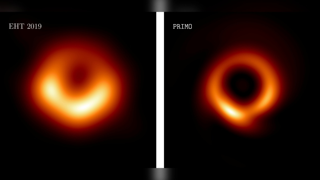 Two images of M87 black hole