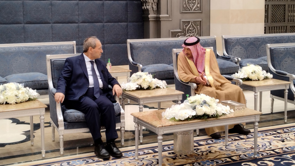 Saudi and Syrian officials meet