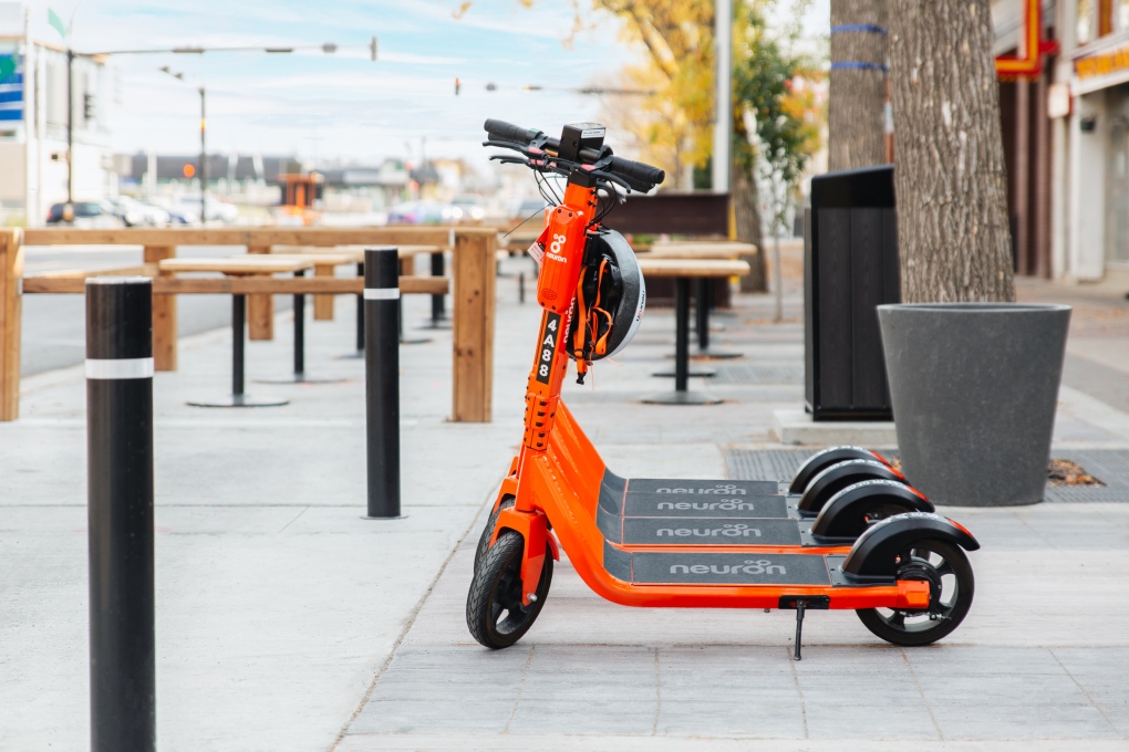 Sovesal Skibform Arv Hundreds of e-scooters and e-bikes now available to rent in Waterloo region  | CTV News