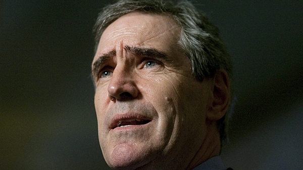 Liberal Leader Michael Ignatieff speaks to members of the media on Parliament Hill in Ottawa on Friday, Jan. 29, 2010. (Pawel Dwulit / THE CANADIAN PRESS)