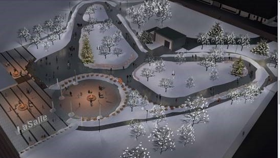 Proposed outdoor skating trail in LaSalle, Ont. (Courtesy Town of Lasalle)
