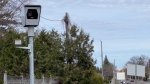 A photo radar camera in Ottawa. (Tyler Fleming/CTV News Ottawa) 