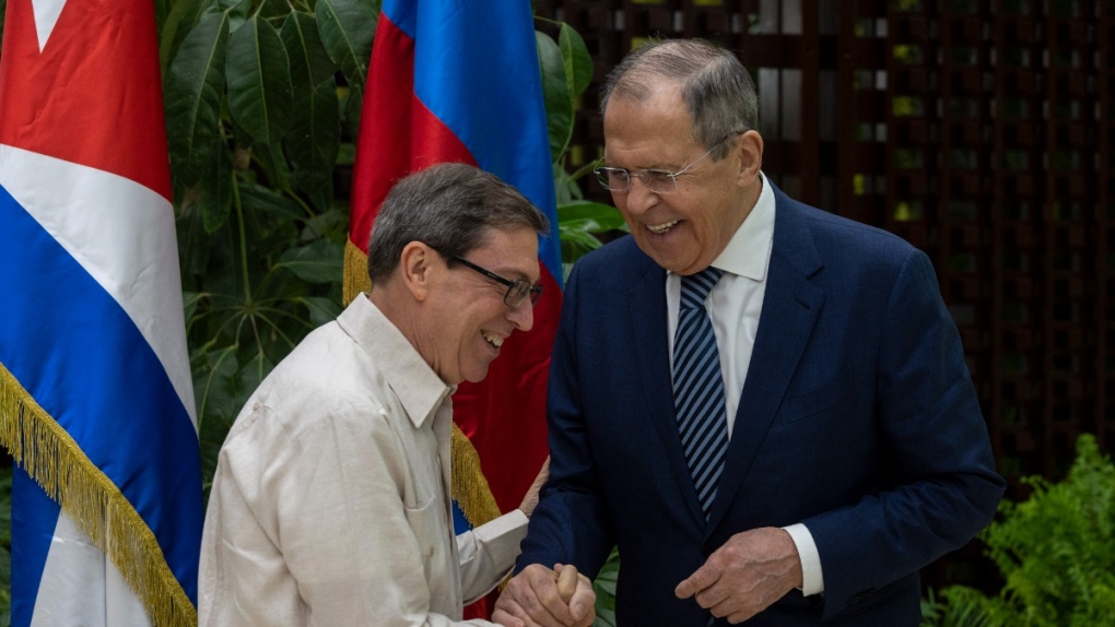 Sergey Lavrov and Cuba's FM Bruno Rodriguez