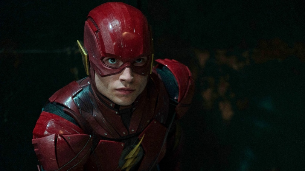 Ezra Miller as 'The Flash' in 'Justice League'