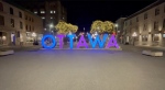The Ottawa sign on York Street lit up at night is seen in this undated photo. (CTV News Ottawa)