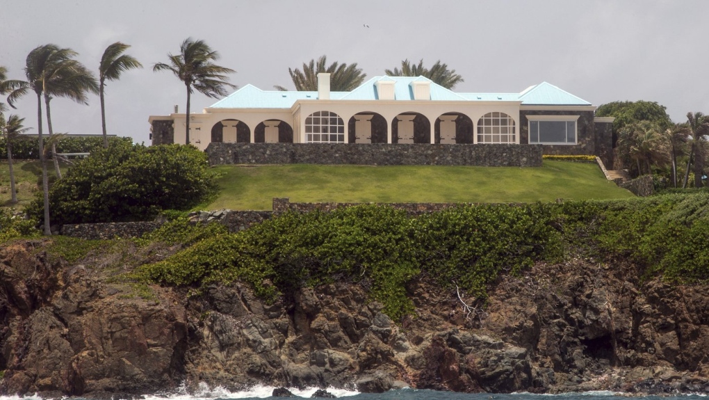 Jeffery Epstein estate on owned Caribbean island 