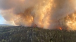 The Paskwa Fire (HWF030) near Fox Lake, Alta., on May 4, 2023. (Alberta Wilfire)