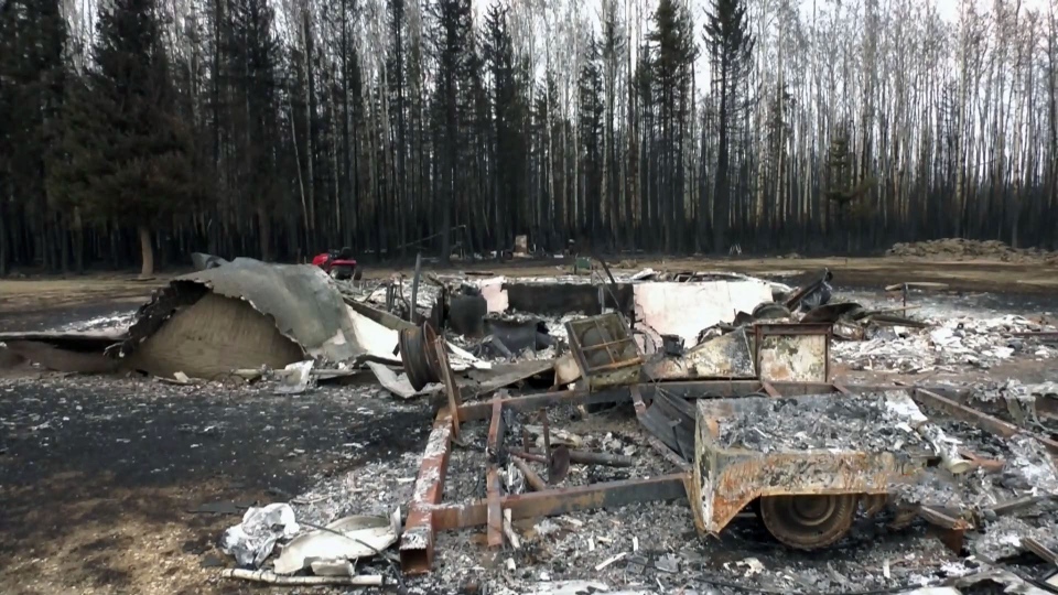 Fire damage at East Prairie Métis Settlement